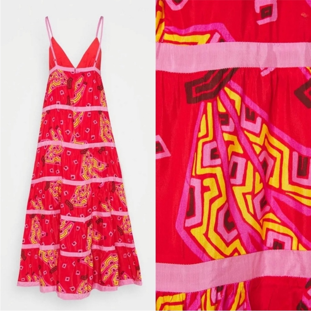 FARM Rio Tiki Bananas Maxi Tiered Dress for Anthropologie - Picture 6 of 9